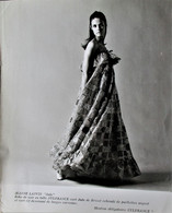 PHOTO Originale Presse- MODE Fashion HAUTE COUTURE Mannequin Maison Jeanne LANVIN "JADE"  26 Aout 1967 - Albums & Verzamelingen