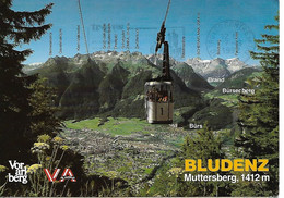 TELEPHERIQUE VORARLBERG  BLUDENZ  ALPL MUTTERSBERG BRAND - Bludenz