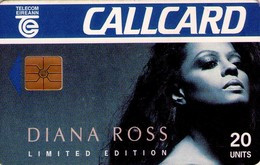 IRLANDA. 1055. DIANA ROSS, With Double Logo: Printed Moreno Logo And Transparent Logo. (087) - Musique