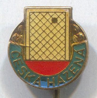 HANDBALL BALONMANO - Czech Republic Federation Association, Vintage Pin, Badge, Abzeichen - Handball