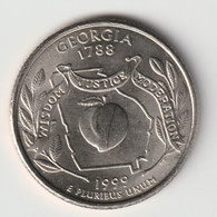 U.S.A. 1999 P: Quarter, Georgia, KM 296 - 1999-2009: State Quarters
