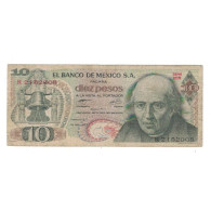 Billet, Mexique, 10 Pesos, 1977, 1977-02-18, KM:63i, TB - Mexico