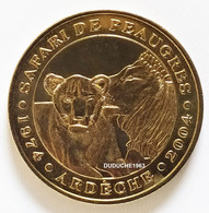 Monnaie De Paris 07.Peaugres - Safari Lions 2004 - 2004