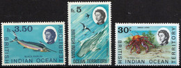 BRITISH INDIAN OCEAN TERRITORY - Faune, Poissons, Reine Elizabeth II - 1968 - MNH - Territorio Británico Del Océano Índico