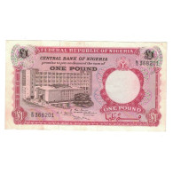 Billet, Nigéria, 1 Pound, Undated (1967), KM:8, TTB - Nigeria