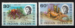 BRITISH INDIAN OCEAN TERRITORY - Faune, Poissons - Y&T N° 36-38 - 1970 - MNH - Territoire Britannique De L'Océan Indien