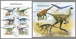 SIERRA LEONE 2022 MNH Small Dinosaurs Kleine Dinosaurier Petite Dinosaures M/S+S/S - OFFICIAL ISSUE - DHQ2236 - Prehistorisch