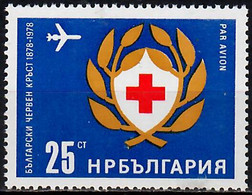 1978 Centenary Of Bulgarian Red Cross Mi 2658 / YT A 129 / Sc C136 MNH / Neuf Sans Charniere / Postfrisch [pm] - Corréo Aéreo