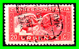ESPAÑA ( EUROPA ) SELLO DEL AÑO 1933 CORRESPÒNDENCIA URGENTE ( ANGEL Y CABALLOS ) - Eilbriefmarken