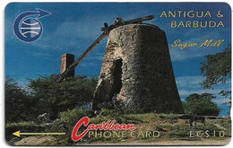 Antigua & Barbuda - C&W (GPT) - Sugar Mill, 3CATA, 1991, 40.500ex, Used - Antigua Et Barbuda