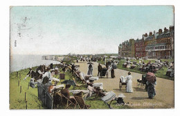 Postcard, Kent, Margate, Cliftonville, Cliff Parade, People, Pram, Building, Footpath. 1906. - Margate