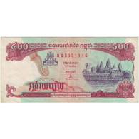 Billet, Cambodge, 500 Riels, 1996, KM:43a, TB+ - Cambodia