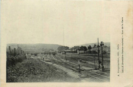 Delle * Frontière Franco Suisse * Vue De La Gare * Ligne Chemin De Fer - Delle