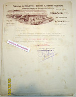 Fabrique De Navettes, Bobines Pour Industrie Textile, Stragier, Rue Du Quai, Roeselare 1941 - 1900 – 1949