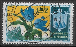 San Marino 1953. Scott #337 (U) Flowers, Tulips - Usados