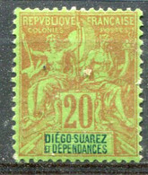 Diégo-Suarez                       31 * - Unused Stamps