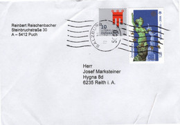 Brief Von 5000 Salzburg Mit 135 Cent Mischfrankatur Europa 2022 - Storia Postale