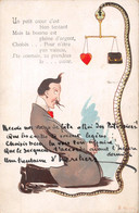 Cpa Sympathique, L'illustrateur N'a Pas Signé - "Un Petit Cœur, C'est Bien Tentant ...." # Tentation # Serpent ♦♦♦ - 1900-1949