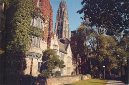 USA America Yale University New Haven CT 1987 Branford College Harkness Memorial Tower Postcard - New Haven