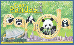 HONG KONG  1999  GIANT PANDAS  M.S. S.G. MS 955  U.M. - Hojas Bloque