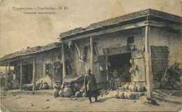 Kazahstan Turkestan Clay Production Pottery Store Vintage Postcard 1914 - Kazakistan