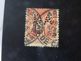 Perforés SAGE  40 Cts  D A - Used Stamps