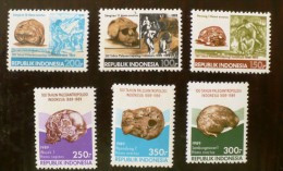 INDONESIE Hommes Préhistoriques, Préhistoire Yvert 1190/95 ** MNH, Sans Charnière. - Prehistory