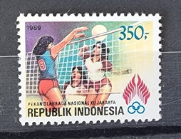 INDONESIE Volley Ball. 1 Valeur Dentelée. Michel N° 1316.  Neuf Sans Charnière ** Mnh - Pallavolo