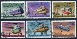 SOVIET UNION 1980 Helicopters Set Of 6 Used.  Michel 4956-61 - Used Stamps