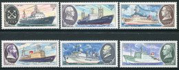 SOVIET UNION 1980 Research Ships II MNH / **.  Michel 5012-17 - Neufs