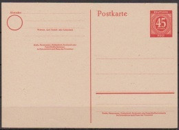 Alliierte Besetzung - Gemeinschaftsausg.1946 MiNr P 955 * Ungebraucht  ( D 1974 )günstige Versandkosten - Postal  Stationery