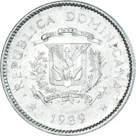 Monnaie, République Dominicaine, 10 Centavos, 1989 - Dominicaine