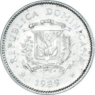 Monnaie, République Dominicaine, 10 Centavos, 1989 - Dominikanische Rep.