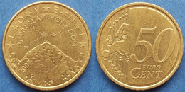 SLOVENIA - 50 Euro Cents 2007 "Triglav Mountain" KM# 73 Euro Coinage (2007) - Edelweiss Coins - Eslovenia