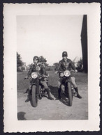 +++ Photo - Moto - "Départ De FOSSES ..." - 1935   // - Fosses-la-Ville