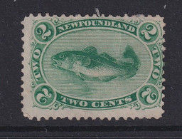 Newfoundland, Scott 24 (SG 25), MNG (no Gum) - 1857-1861