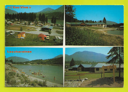 73 LESCHERAINES Vers Le Châtelard N°112 Maison Vacances L'EAU VIVE VOIR ZOOM Filet De Volley VOIR DOS En 1988 - Le Chatelard