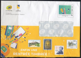 2022-PAP AU VISUEL Montimbramoi INTERNATIONAL 250g " Philaposte" Illustré " ENFIN UNE RENTREE TIMBREE " 365635 - Prêts-à-poster: Other (1995-...)