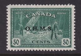 Canada, Scott O9, MHR - Surchargés