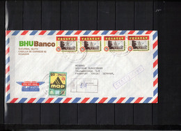 Ecuador Interesting Airmail Registered Letter - Ecuador