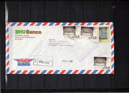 Ecuador Interesting Airmail Registered Letter - Equateur