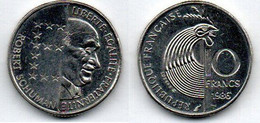 10 Francs 1986 Schuman SUP - Other & Unclassified