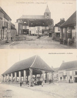 CHATILLON SUR MARNE LA HALLE + PLACE URBAIN II - Châtillon-sur-Marne