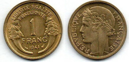 1 Franc 1941 SUP - Otros & Sin Clasificación