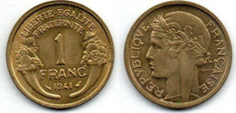 1 Franc 1941 SUP - Altri & Non Classificati