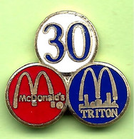 Pin's Mac Do McDonald's 30 Triton - 4II07 - McDonald's