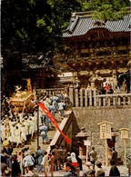 (1 K 26)  Japan (posted To Australia 1969 ? ) Temple Festival In Toshogu Shrine - Buddhismus