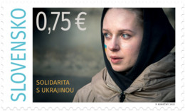 Slovakia.2022.Russian Invasion Of Ukraine.1 V. ** . - Unused Stamps