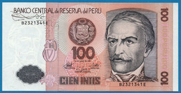 PERU 100 INTIS 26.06.1987 # B2321341E P# 133  Ramón Castilla - Pérou