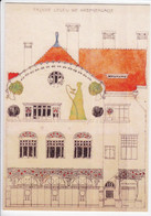 Ak St.Pölten, Einreichplan, Stöhr Haus, Kremser Gasse, Jugendstil Ansichtskarte - St. Pölten